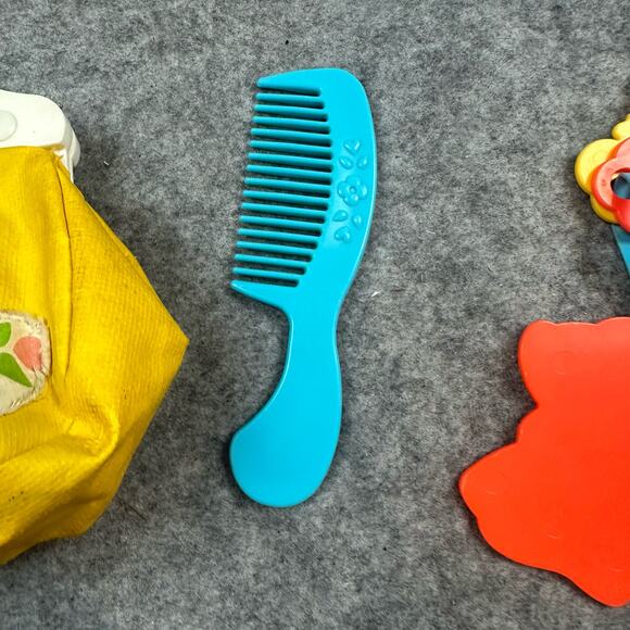 Vintage Fisher Price My Pretty Purse Comb Keychain Keys Play Dress Up 80s - Picture 8 of 11